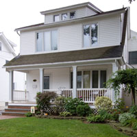 Large remodeled home with front porch