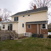 Detached home Backyard