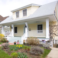 Home with front porch