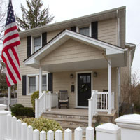 Home with front porch